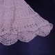 Ivory Crochet Cotton Skirt 16 Inches For Kids
