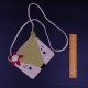Crochet Cotton Animal Face Zipper Sling Bag For Kids Crochet Cotton Animal Face Zipper Sling Bag For Kids