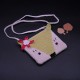 Crochet Cotton Animal Face Zipper Sling Bag For Kids Crochet Cotton Animal Face Zipper Sling Bag For Kids
