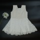 Ivory White Cotton Crochet Frock Ivory White Cotton Crochet Frock