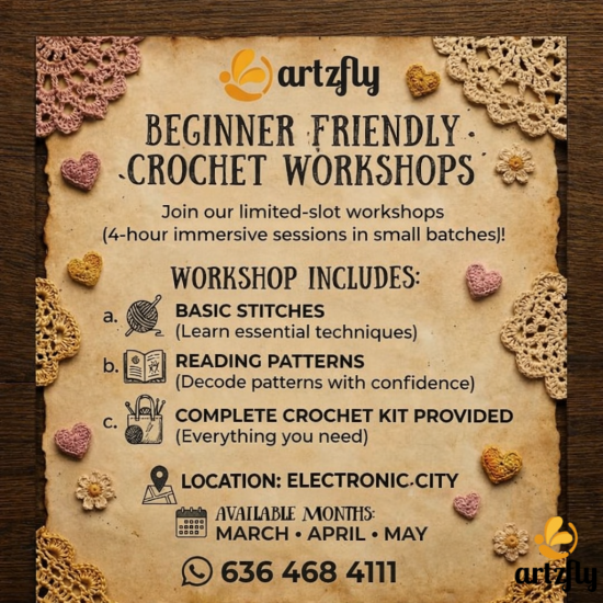 Beginner Friendly Crochet Workshop