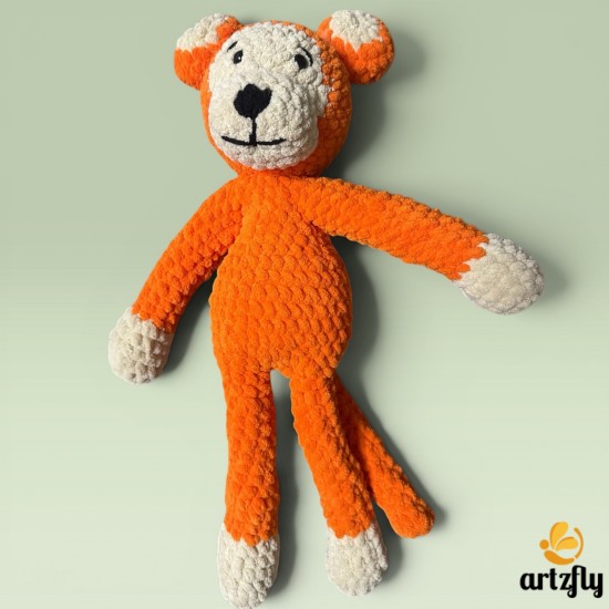 Monkey Punch Plush Toy Orange