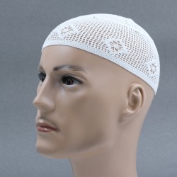 Hand Knitted Muslim Kufi Namaz Cotton Topi / Islamic Cap / Men's Koofi Hat Hand Knitted Muslim Kufi Namaz Cotton Topi / Islamic Cap / Men's Koofi Hat