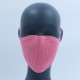 Pink Reusable Cotton Crochet Face Mask With Lining