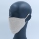 Ivory Reusable Cotton Crochet Face Mask With Lining