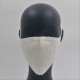 White Reusable Crochet Cotton Face Mask With Lining