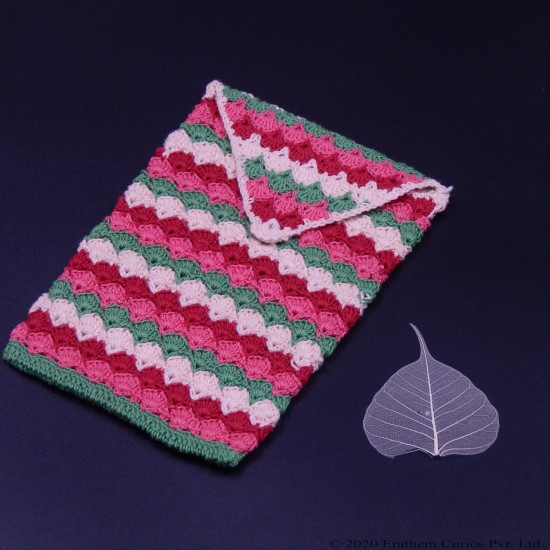 Crochet Cotton Thread Mobile Pouch or Coin purse