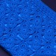 Crochet Cotton Blue Wallet With Zipper