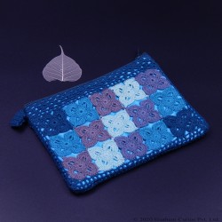 Crochet Cotton Wallets With Zipper Crochet Cotton Wallets With Zipper