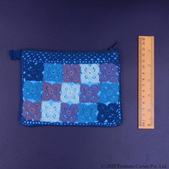 Crochet Cotton Wallets with Zipper