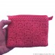 Crochet Cotton Wallet With Zipper