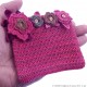 Crochet Cotton Flower Mini Wallet