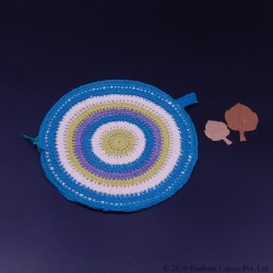 Crochet Cotton Rounded Wallet With Zipper Crochet Cotton Rounded Wallet With Zipper
