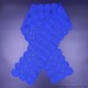 Crochet Blue Cotton Scarf/Stole