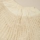 Ivory Crochet Cotton Skirt 16 Inches For Kids