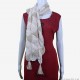 Crochet Cotton Stole/Shawl/Scarf