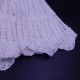 White Crochet Skirt For Kids