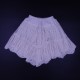 White Crochet Skirt For Kids