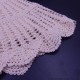 Ivory Crochet Cotton Skirt For Kids