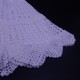 White Cotton Crochet Skirt 14 Inches For Kids