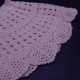 Ivory Cotton Crochet Cape Coat/Poncho For Toddlers