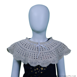 Ivory Cotton Crochet Cape Coat/Poncho For Toddlers Ivory Cotton Crochet Cape Coat/Poncho For Toddlers