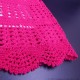 Pink Crochet Cotton Cap Frock