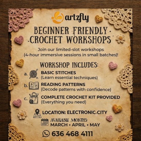 Beginner Friendly Crochet Workshop Beginner Friendly Crochet Workshop