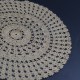 Crocheted Round Table mat 8 Inches