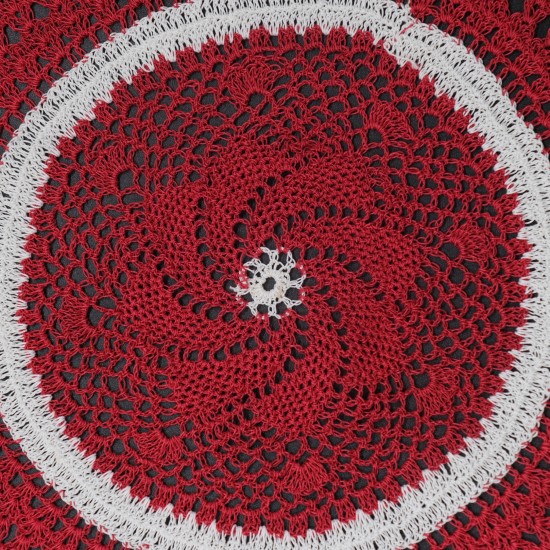 Crocheted Round Table mat 10 Inches