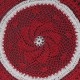 Crocheted Round Table mat 10 Inches