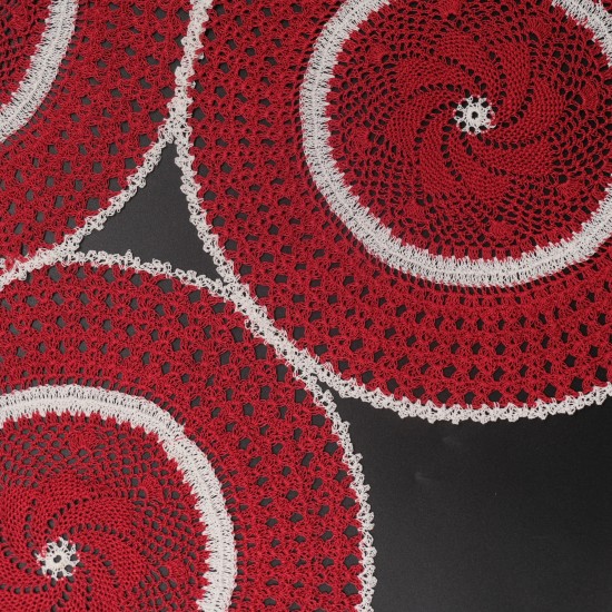 Crocheted Round Table mat 10 Inches