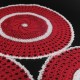 Crocheted Round Table mat 10 Inches