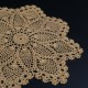 Crocheted Round Table mat 8 Inches