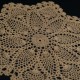 Crocheted Round Table mat 8 Inches