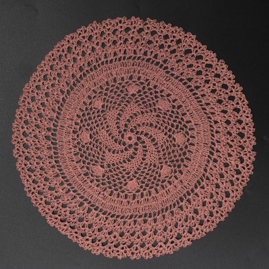 Crocheted Round Table mat 8 Inches