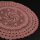 Crocheted Round Table mat 8 Inches