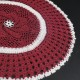 Crocheted Round Table mat 10 Inches