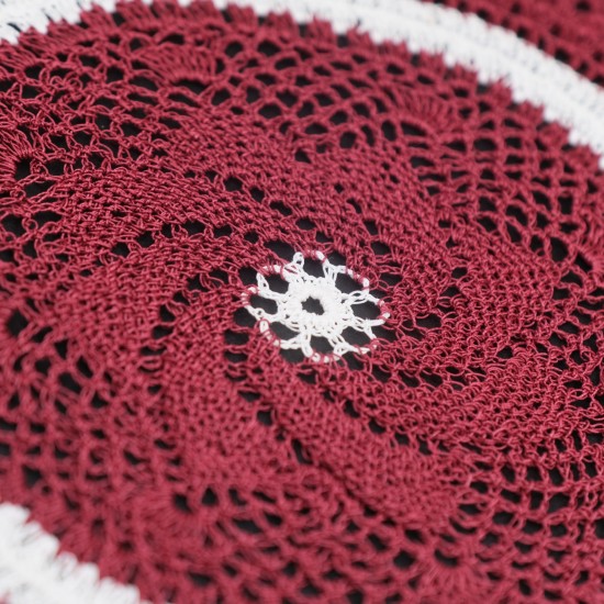 Crocheted Round Table mat 10 Inches