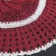 Crocheted Round Table mat 10 Inches