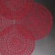 Crocheted Round Table mat 8 Inches