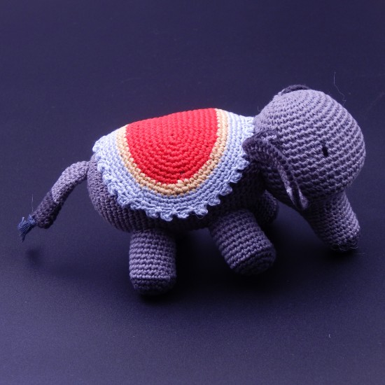 Elephant Crochet Cotton Soft Toy
