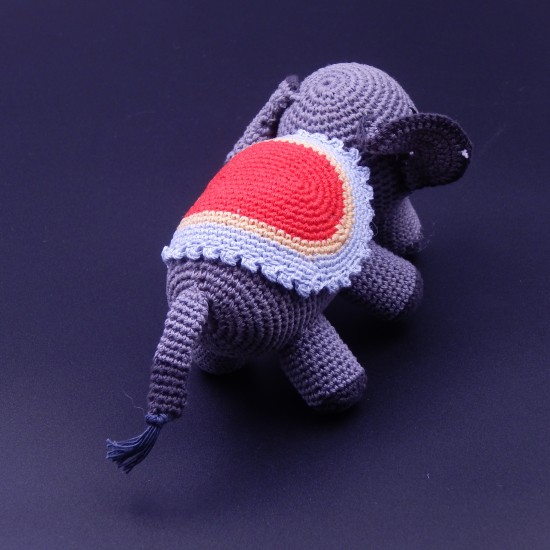 Elephant Crochet Cotton Soft Toy