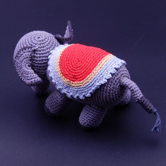 Elephant Crochet Cotton Soft Toy