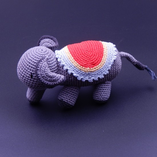 Elephant Crochet Cotton Soft Toy