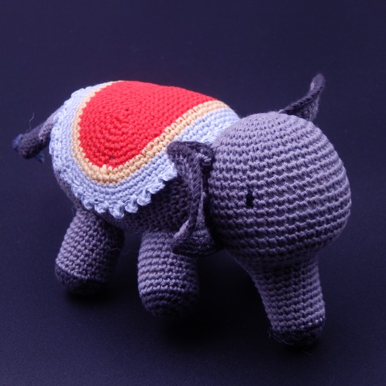 Elephant Crochet Cotton Soft Toy