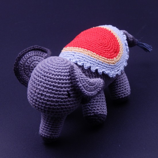 Elephant Crochet Cotton Soft Toy