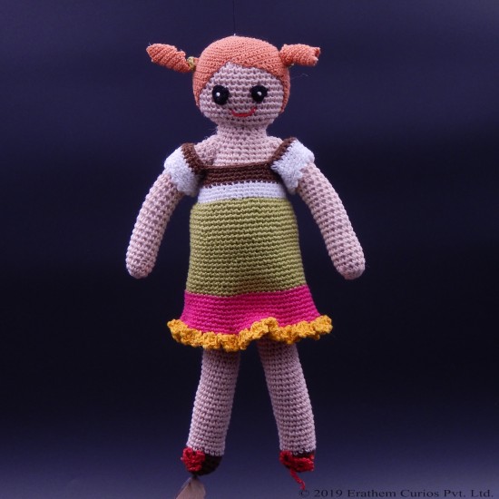 Baby Girl Cotton Crochet Soft Toy