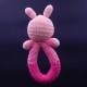 Bunny Rattle Crochet Cotton Soft Toy