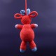 Orange Cotton Bunny Crochet Toy